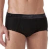 2xist Men's 3-Pack Essential Core Fly-Front Brief 020039 -Smooth Men Wear Store 020039 BLACK