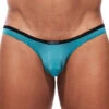 Gregg Homme Voyeur Thong Teal 100604 -Smooth Men Wear Store 100604 07 close front