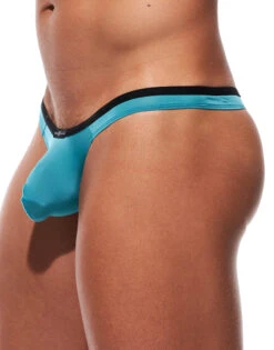 Gregg Homme Voyeur Thong Teal 100604 -Smooth Men Wear Store 100604 07 close side