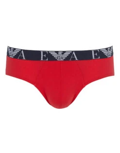 Emporio Armani Monogram 3-Pack Brief 111734-97010 -Smooth Men Wear Store 111734 2R715 97010 50