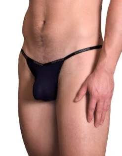 Doreanse Ribbed Modal T Thong 1330 -Smooth Men Wear Store 1330 NVY 6