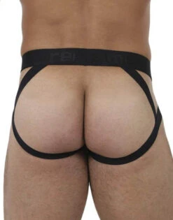 Xtremen Microfiber Jockstrap 91068 -Smooth Men Wear Store 2Xtremen 91068 Black B 1