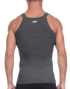 2xist Men's 2-Pack Essential Range Square Cut Tank Tops 020227 -Smooth Men Wear Store 2xist 020227 Charcoal Heather T 3 cb93ad1b 55e9 427d ace6 b40eac964204