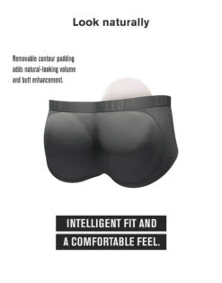 Leo Padded Butt Enhancer Brief 033293 -Smooth Men Wear Store 33293 Black 05