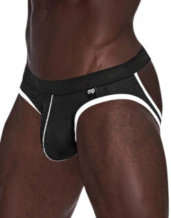 Male Power Sport Mesh Jock 354-273 -Smooth Men Wear Store 354273BK 1