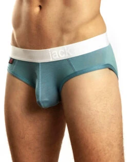 Jack Adams Men's Naked Fit Brief 401-219 -Smooth Men Wear Store 401 219IMG 7423401 219NakedFitBriefProfileFadedDenim