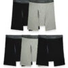 Fruit Of The Loom 5-Pack Coolzone Black/Grey Boxer Brief 5BL76TG -Smooth Men Wear Store 5BL76TG 1