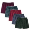 Fruit Of The Loom 5-Pack Tartan Boxer 5P590TG -Smooth Men Wear Store 5P590TG 1