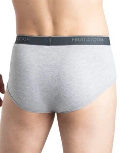 Fruit Of The Loom 6-Pack Asst Fashion Brief 6P4610 -Smooth Men Wear Store 6P4610 103 Asset Model Back8 3x4 1