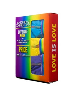Andrew Christian Boy Brief 3-Pack W/ Almost Naked 92424 -Smooth Men Wear Store 92424Box06 Apr