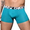 Andrew Christian Almost Naked Bamboo Boxer 92625 -Smooth Men Wear Store 92625Boxer Teal Nov 01