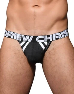 Andrew Christian CoolFlex Modal Active Jock W/ Show-It 92629 -Smooth Men Wear Store 92629Jock Charcoal Nov 01