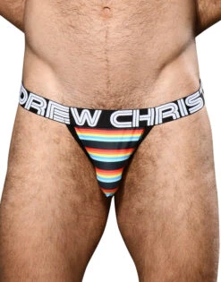 Andrew Christian California Stripe Jock W/ Almost Naked 92681