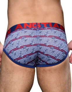 Andrew Christian Anchor Mesh Brief W/ Almost Naked 92693 -Smooth Men Wear Store 92693Brief Dec 05