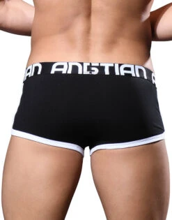 Andrew Christian Almost Naked Retro Pocket Boxer 92831 -Smooth Men Wear Store 92831Boxer Black05