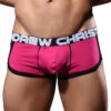 Andrew Christian Show It Retro Pop Mesh Boxer 92834 -Smooth Men Wear Store 92834Boxer Fuchsia01
