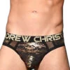 Andrew Christian Metallic Blast Mesh Frame Jock W/ Almost Naked 92201 -Smooth Men Wear Store AC92201