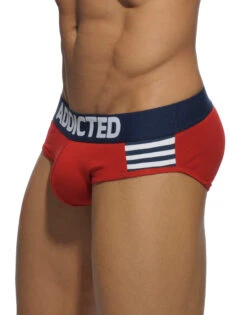 Addicted Men's Sailor Stripes Brief AD510 -Smooth Men Wear Store AD510 C06L 1