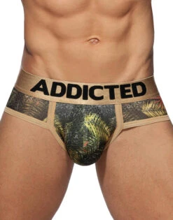 Addicted 3- Pack Tropical Mesh Brief Push Up AD889P -Smooth Men Wear Store AD889 C12F