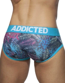 Addicted 3- Pack Tropical Mesh Brief Push Up AD889P -Smooth Men Wear Store AD889 C16B