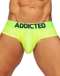 Addicted Ring Up Neon Mesh Brief AD951 -Smooth Men Wear Store AD951 C31F