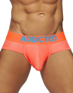 Addicted Ring Up Neon Mesh Brief AD951 -Smooth Men Wear Store AD951 C32F