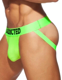 Addicted Ring Up Neon Mesh Jock AD954 -Smooth Men Wear Store AD954 C33L