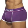 Addicted Double Stripe Cotton Trunk AD2136 -Smooth Men Wear Store Addicted AD2136 Violet B 3