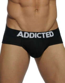 Addicted Men's My Basic 3-Pack Brief AD420P -Smooth Men Wear Store Addicted AD420P Assorted B 3