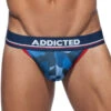 Addicted 3-Pack Camo Mesh Jock Push Up AD700P -Smooth Men Wear Store Addicted AD700 Blue Camo Black Camo Green Camo B 2
