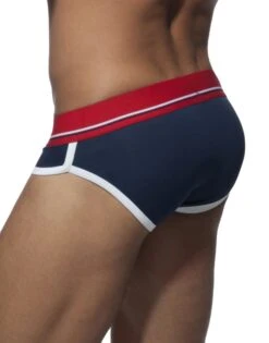 Addicted Curve Cotton Brief AD727 -Smooth Men Wear Store Addicted AD727 Navy B 3