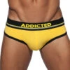 Addicted Curve Cotton Brief AD727 -Smooth Men Wear Store Addicted AD727 Yellow 03 B 2