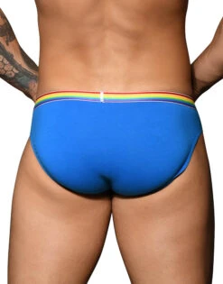 Andrew Christian Boy Brief 3-Pack W/ Almost Naked 92424 -Smooth Men Wear Store Apr 92424BoxBrief Blue05