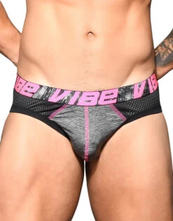 Andrew Christian Vibe Sports Mesh Brief 92440 -Smooth Men Wear Store Apr 92440Brief01