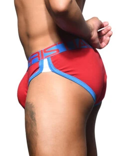 Andrew Christian Show-It Retro Pop Brief 91989 -Smooth Men Wear Store April 91989Brief Red03