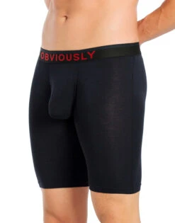 Obviously FreeMan 9 Inch Boxer Brief C01 -Smooth Men Wear Store C01 1A S