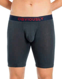 Obviously FreeMan 9 Inch Boxer Brief C01 -Smooth Men Wear Store C01 1U F