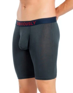 Obviously FreeMan 9 Inch Boxer Brief C01 -Smooth Men Wear Store C01 1U S