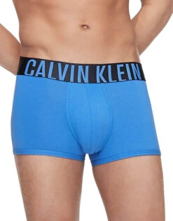 Calvin Klein Intense Power Cotton Trunk 3-Pack NB2596 -Smooth Men Wear Store CKM NB2596 SPEEDYBLUE BLACK LAKECRESTBLUE B 1