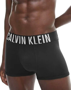Calvin Klein Intense Power Cotton Trunk 3-Pack NB2596 -Smooth Men Wear Store CKM NB2596 SPEEDYBLUE BLACK LAKECRESTBLUE B 4