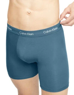 Calvin Klein Eco Pure Modal Boxer Brief NB2987 -Smooth Men Wear Store CKM NB2987 TapestryTeal 340 B 2