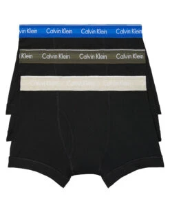 Calvin Klein Cotton 3-Pack Classic Trunk NB4002