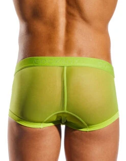 Cocksox Italian Mesh Trunk CX68ME -Smooth Men Wear Store CX68ME citrus green 3
