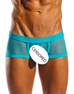 Cocksox Italian Mesh Trunk CX68ME -Smooth Men Wear Store CX68ME tonic blue 1