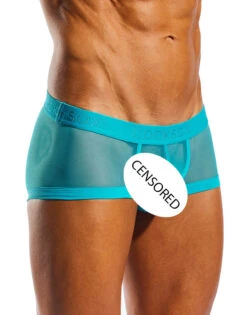 Cocksox Italian Mesh Trunk CX68ME -Smooth Men Wear Store CX68ME tonic blue 2