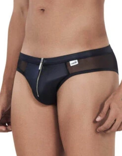 Candyman Zipper-Mesh Bikini 99500 -Smooth Men Wear Store CandyMan 99500 Black B 3