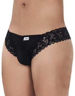 Candyman Mesh-Lace Thong 99506 -Smooth Men Wear Store CandyMan 99506 Black B 3