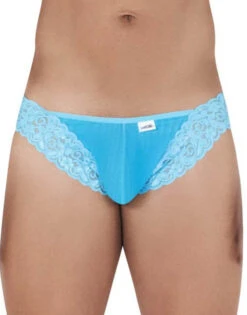 Candyman Mesh-Lace Thong 99506 -Smooth Men Wear Store CandyMan 99506 Turquoise B 1