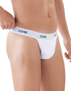 Clever Lust Thong 0876 -Smooth Men Wear Store Clever 0876 White 1