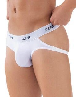 Clever Venture Jockstrap 0879 -Smooth Men Wear Store Clever 0879 White 1.jpg 2